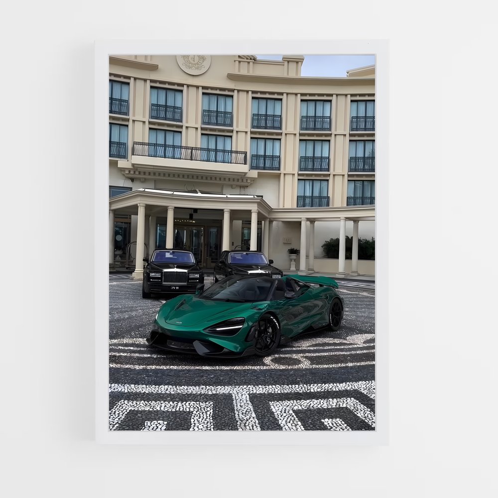 Poster Green Dream Racer – affiche Mclaren (vue 3)